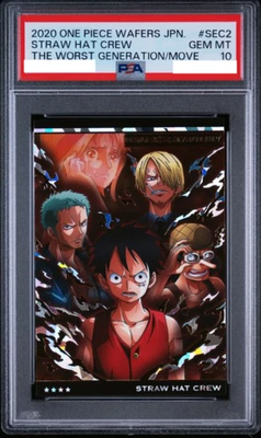 PSA 10 Straw Hat Crew SEC2 2020 One Piece Wafers Japanese Anime TCG Card1