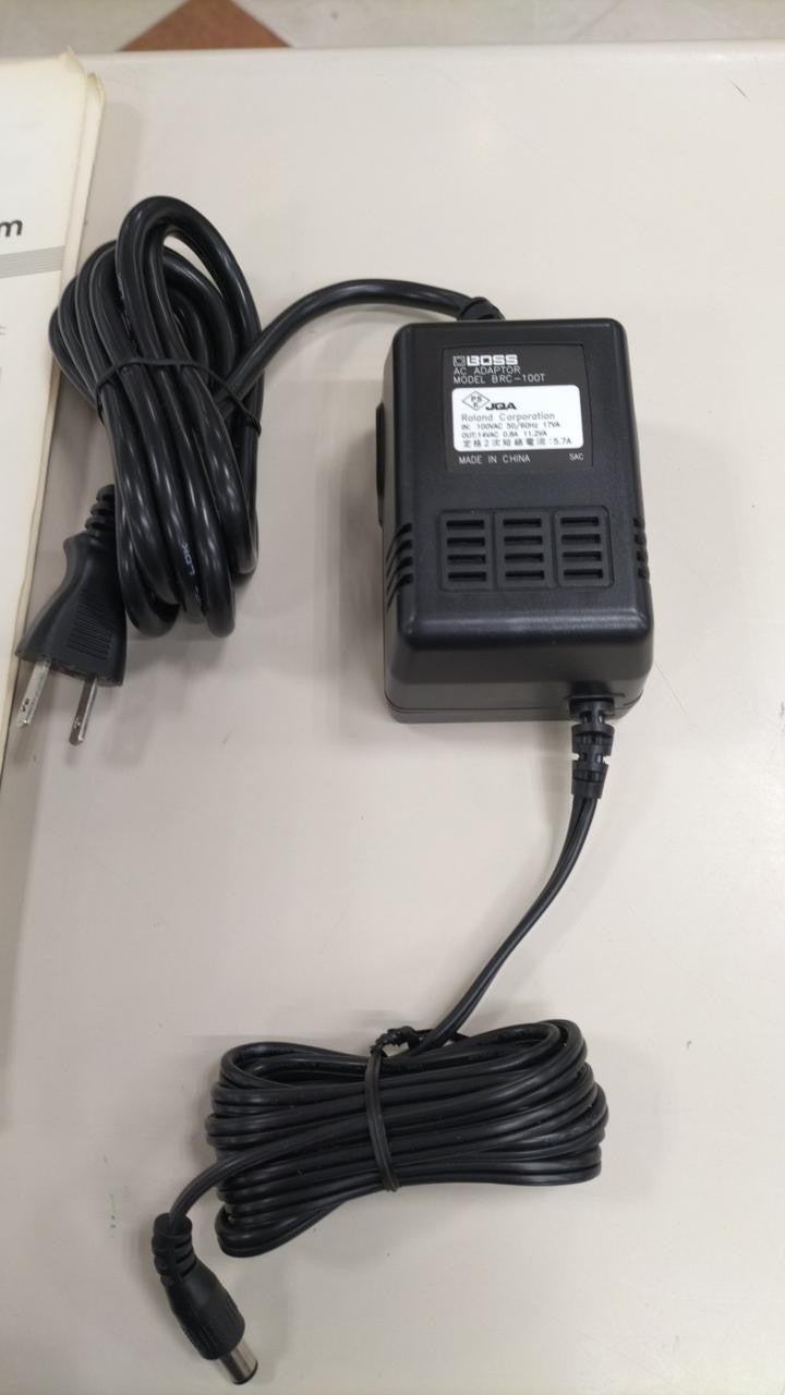 BOSS DR770 Drum Machine Rhythm Machine Compact Groove Box AC Adapter USED12