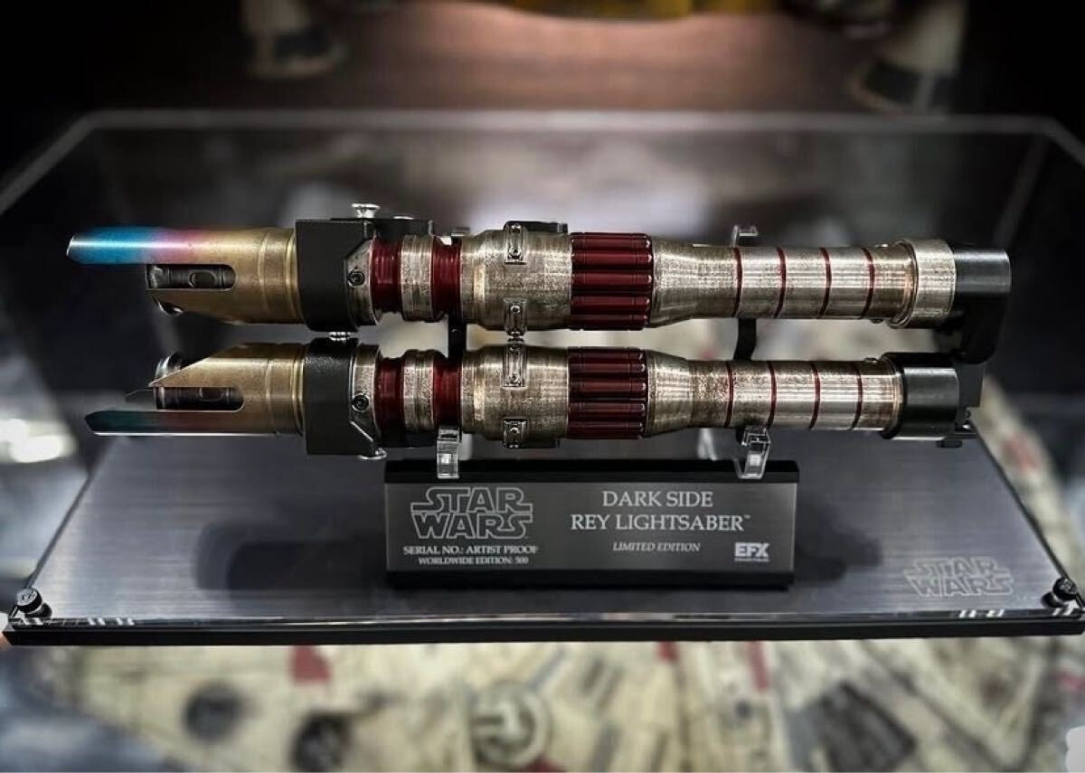 Star Wars EFX Dark Side Rey Lightsaber 1:1 Prop Replica Artist Proof Ltd NEW4
