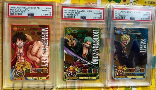 PSA10 One Piece Berry Match IC Promo Set Luffy Zoro Sanji Japan Rare Set of 31