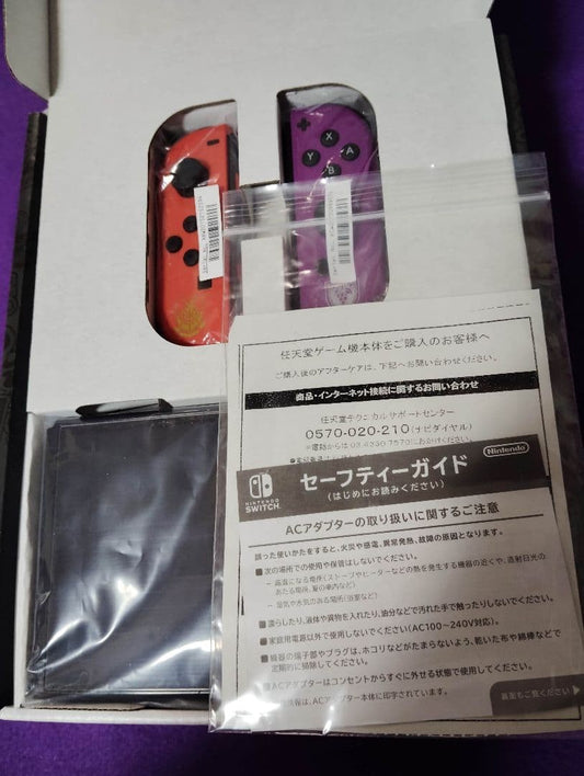 Nintendo Switch OLED Pokemon Scarlet & Violet Limited Edition USED1