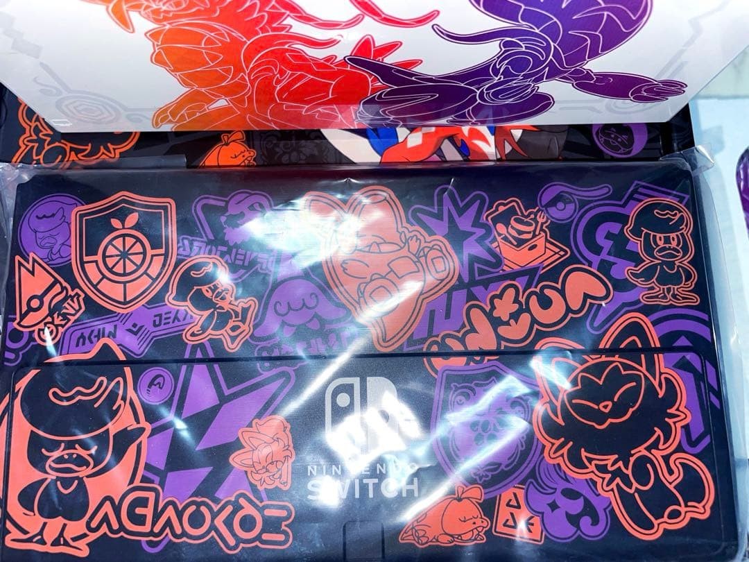 Nintendo Switch OLED Pokemon Scarlet & Violet Edition Console NEW14