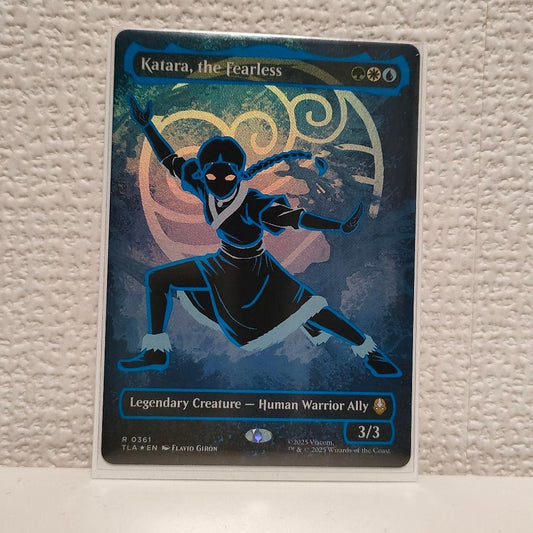 MTG Katara the Fearless 361 Neon Ink Foil Borderless Mythic Rare Avatar TLA1