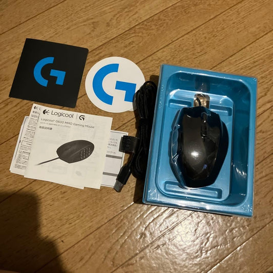 MMO Logitech G600t Gaming Mouse 20 Button 2508200DPI wired FF XIV USED1