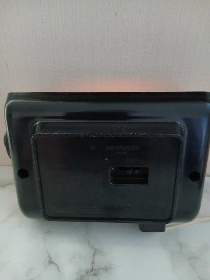 CITIZEN 5RD025 Red Flip Alarm Clock Desk Clock Made in Japan Retro Vintage8