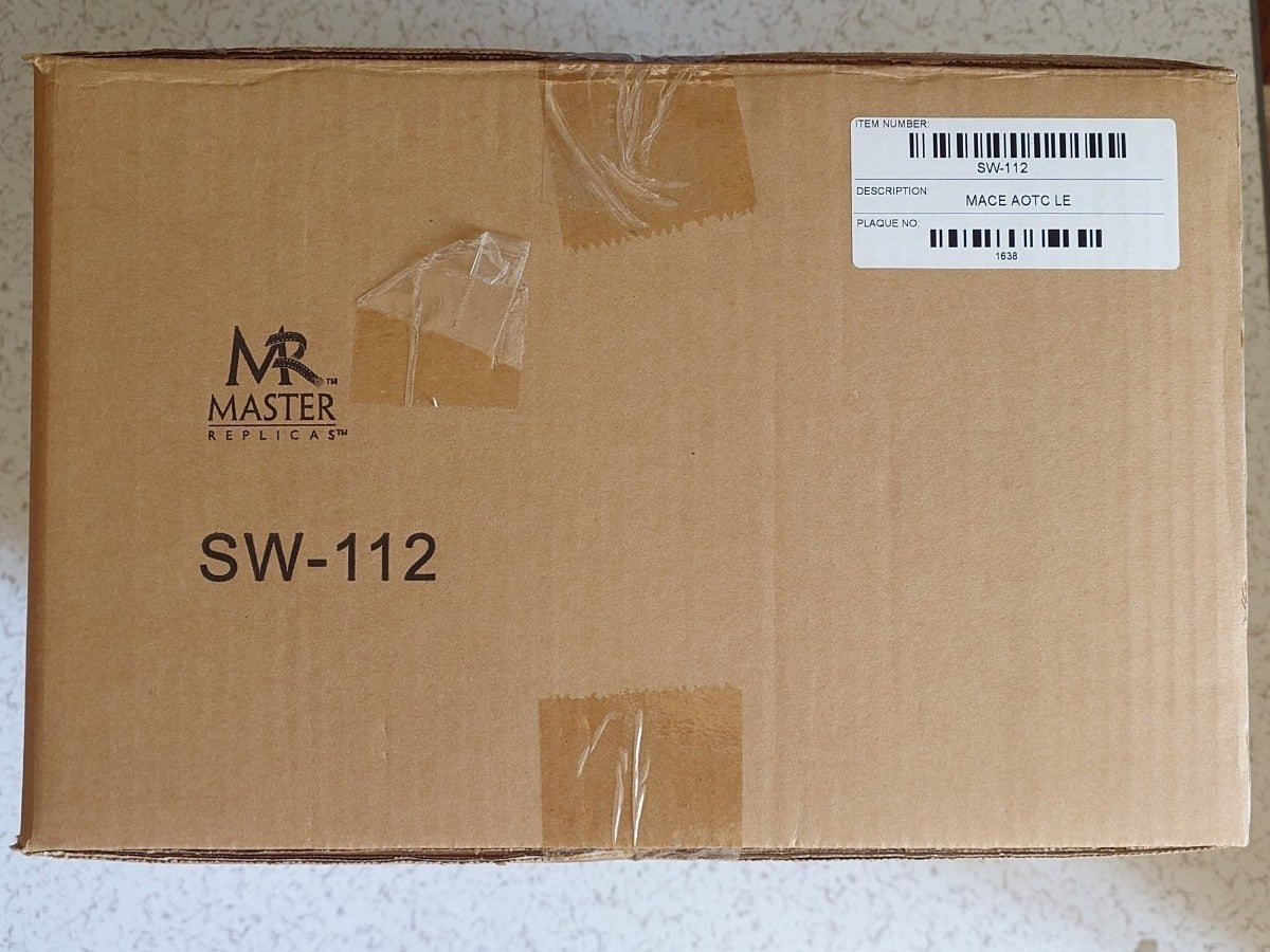 Master Replicas SW-112 Mace Windu 1:1 Lightsaber Star Wars with Box COA USED9
