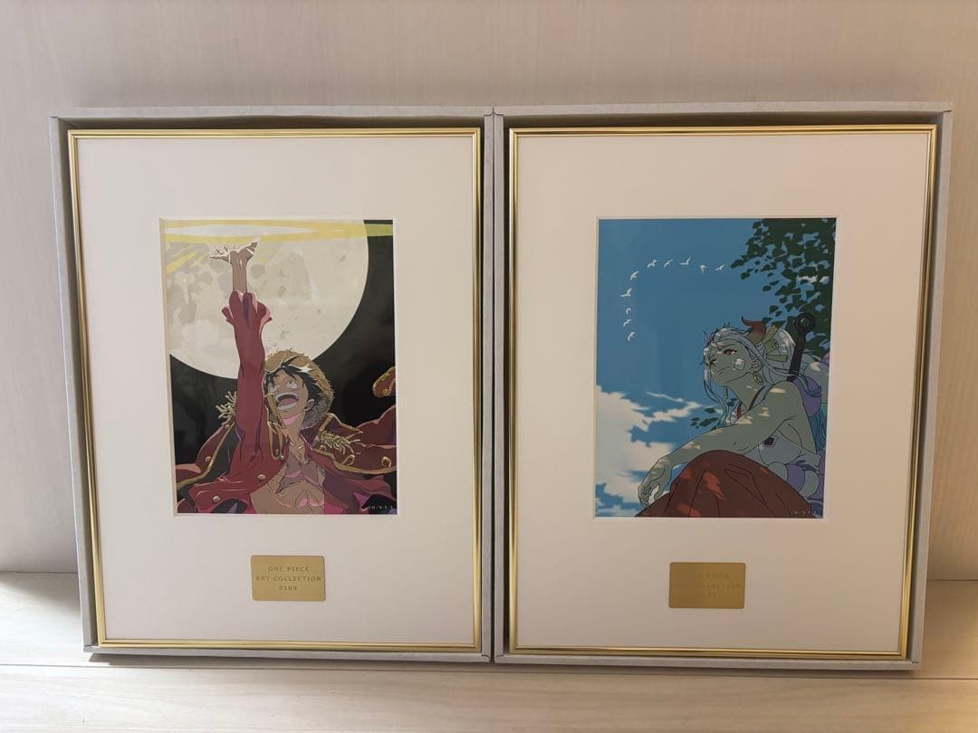 One Piece Musee Frame Art Collection Luffy & Yamato Wano kuni Japan Limited Set1