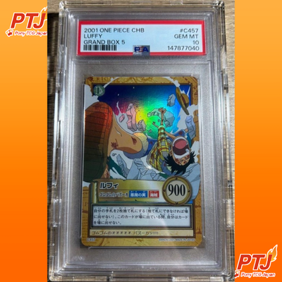 PSA 10 Luffy Gum-Gum Bazooka C457 Holo 2001 One Piece CHB Carddass Japanese0