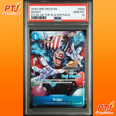 PSA10 One Piece Card Buggy ST17-003 Championship 25-26 Top Player Promo English0