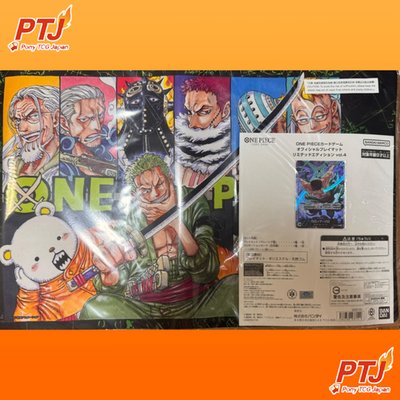Zoro OP12-020 L Parallel Leader & Official Playmat Limited Edition vol.4 Sealed0