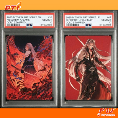 PSA 10 Sephiroth Trading Card 2025 MTG Fin Art Series #44 Set0