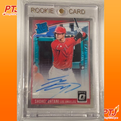2018 Panini Donruss Optic Shohei Ohtani Rated Rookie Auto RC Autograph Angels0