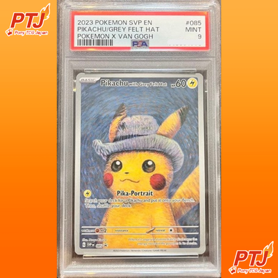 PSA 9 Van Gogh Pikachu with Grey Felt Hat SVP EN 085 Promo Pokemon Card English0