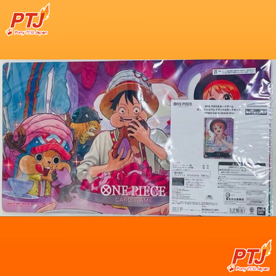 ONE PIECE Card Game Official Playmat Whole Cake Island Arc w/ Promo Card Nami0