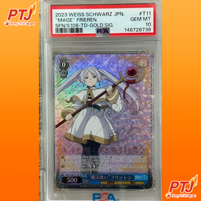 PSA10 Weiss Schwarz Magician Frieren SP Signature Beyond Journey's End Japanese0