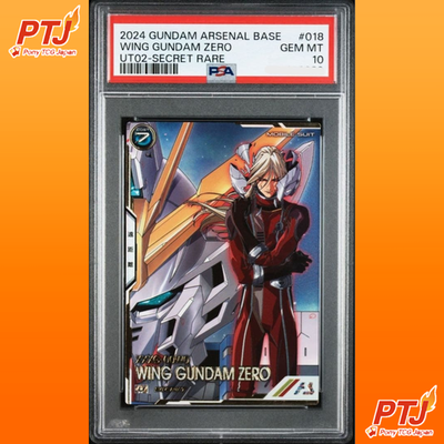 PSA 10 Wing Gundam Zero Secret Rare #018 2024 Gundam Arsenal Base Card0