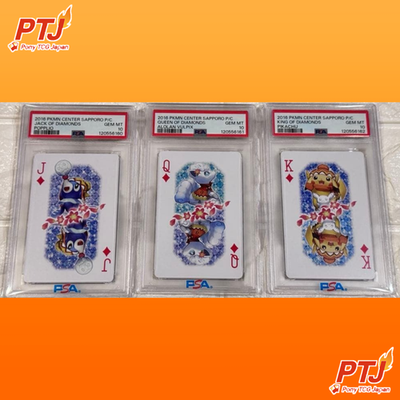 PSA 10 Pokemon Center Sapporo Trump Playing Cards Diamond Set Japanese GEM MT0
