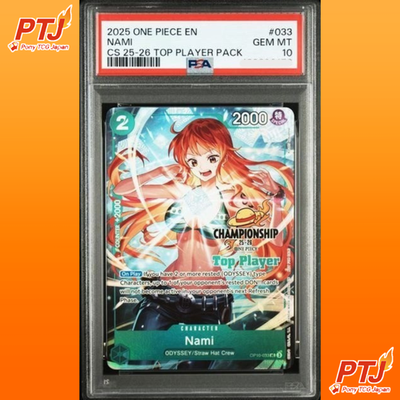 PSA10 Nami OP10-033 Top Player Pack Championship 25-26 EN One Piece Card0