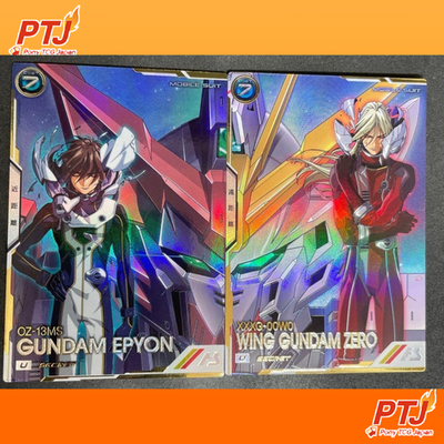 Wing Gundam Zero Epyon U Rare Secret 2 Card Set Arsenal Base TCG Japanese0