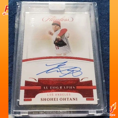 2021 Panini Flawless Shohei Ohtani On-Card Auto Red Parallel /10 Angels Mint0