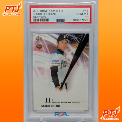PSA 10 2013 BBM Rookie Edition Batting SHOHEI OHTANI Rookie #42 GEM MINT Japan0