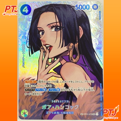 ONE PIECE Card Boa Hancock (SP Parallel) OP01-078 SRSP Kingdoms of Intrigue0