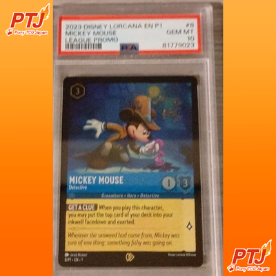 PSA10 DISNEY Card LORCANA MICKEY MOUSE League Promo #8 ENG0