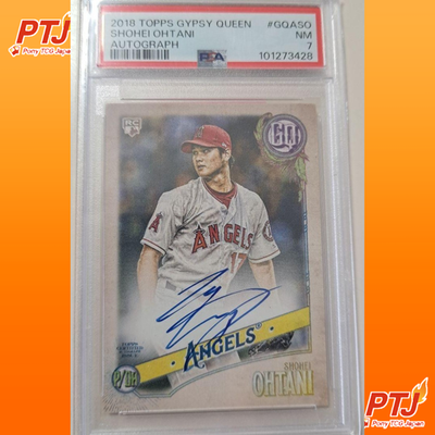 PSA 7 2018 Topps Gypsy Queen Shohei Ohtani RC Auto Rookie #GQA50 MINT0