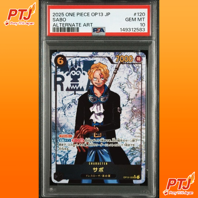 PSA10 Sabo OP13-120 SEC Alternate Art 2025 ONE PIECE Card Japanese GEM MINT0