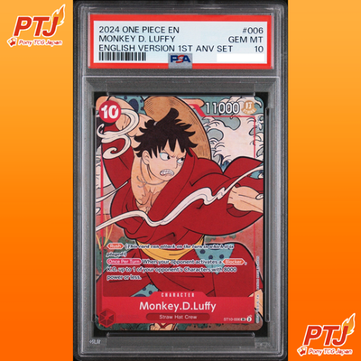 PSA 10 Luffy SR ST10-006 1st Anniversary Set ONE PIECE Promo Card English 20240