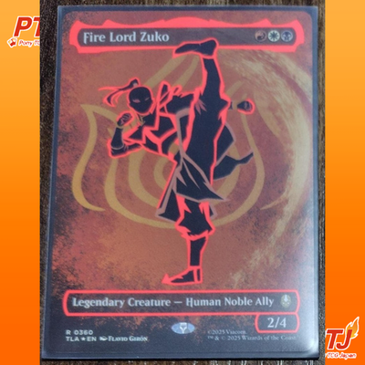 MTG Fire Lord Zuko #360 Neon Ink Foil Borderless Avatar The Last Airbender TLA0