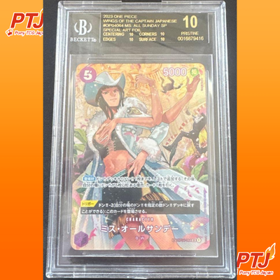 BGS 10 Black Label One Piece Card Nico Robin OP04 SP Parallel Pristine Rare0