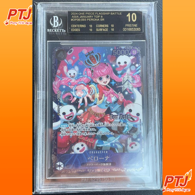 Perona OP06-093 SR BGS 10 Black Label Flagship Battle Asia Rare Card GEM MINT0