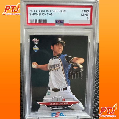 PSA 9 2013 BBM 1st Version Shohei Ohtani Rookie RC Red Wing #1830