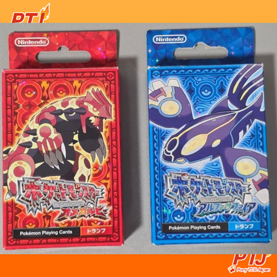 Pokemon Omega Ruby & Alpha Sapphire Playing Cards Set Nintendo Japan Rare 20150
