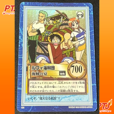 One Piece Carddass Luffy Pirates Hyper Battle Pirate Banquet GS01 NM0