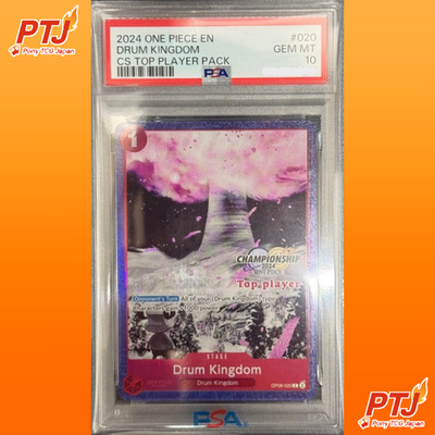 PSA10 Drum Kingdom OP08-020 ONE PIECE 2024 Championship Top Player English0