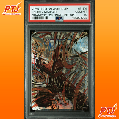 PSA 10 Vegito Energy Marker E-101 Japanese Fusion World Championship Finals 20260