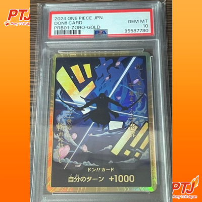 ZORO GOLD DON!! JP PRB01 Premium Booster The Best- PSA 10 One Piece0