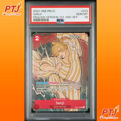 PSA10 SANJI 2024 ONE PIECE ENGLISH VERSION 1ST ANNIVERSARY SET #0130