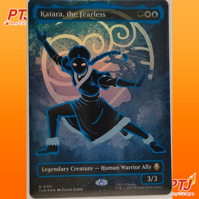 MTG Katara the Fearless 361 Neon Ink Foil Borderless Mythic Rare Avatar TLA0
