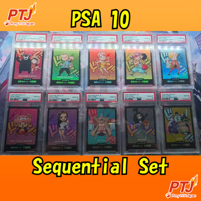 PSA 10 ONE PIECE Premium Card Collection Kumamoto Special Complete Set of 100