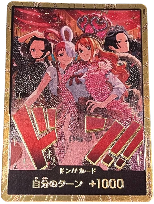 DON!! Card Robin & Uta & Nami & Hancock – ONE PIECE Heroines Edition