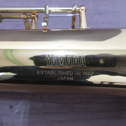 YAMAHA YSS-475 Soprano Saxophone with Hard Case #001748 Excellent USED8