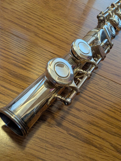 YAMAHA YFL 211-S CONCERT FLUTE Silver Plating with Hard Case USED14