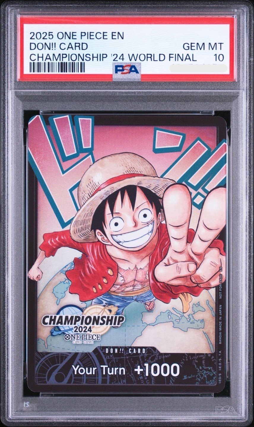 PSA 10 DON!! Card Luffy Championship 2023 World Final ONE PIECE English1