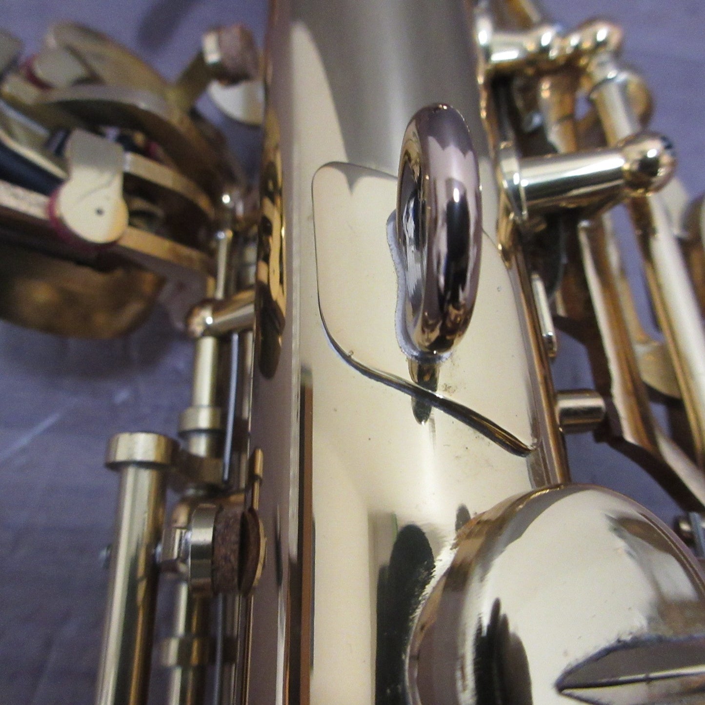 YAMAHA YSS-475 Soprano Saxophone with Soft Case #023082 Excellent USED18