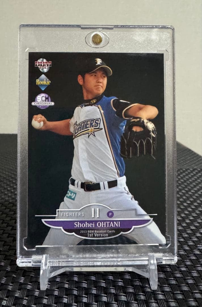 Shohei Ohtani 2013 BBM 1st Version RC SSP SCM Promo Rookie Baseball Card2