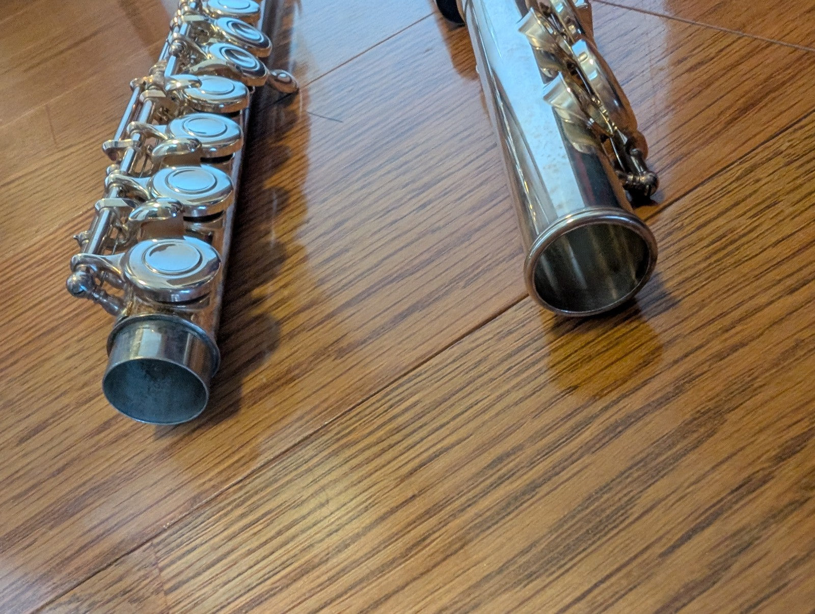 YAMAHA YFL 211-S CONCERT FLUTE Silver Plating with Hard Case USED17