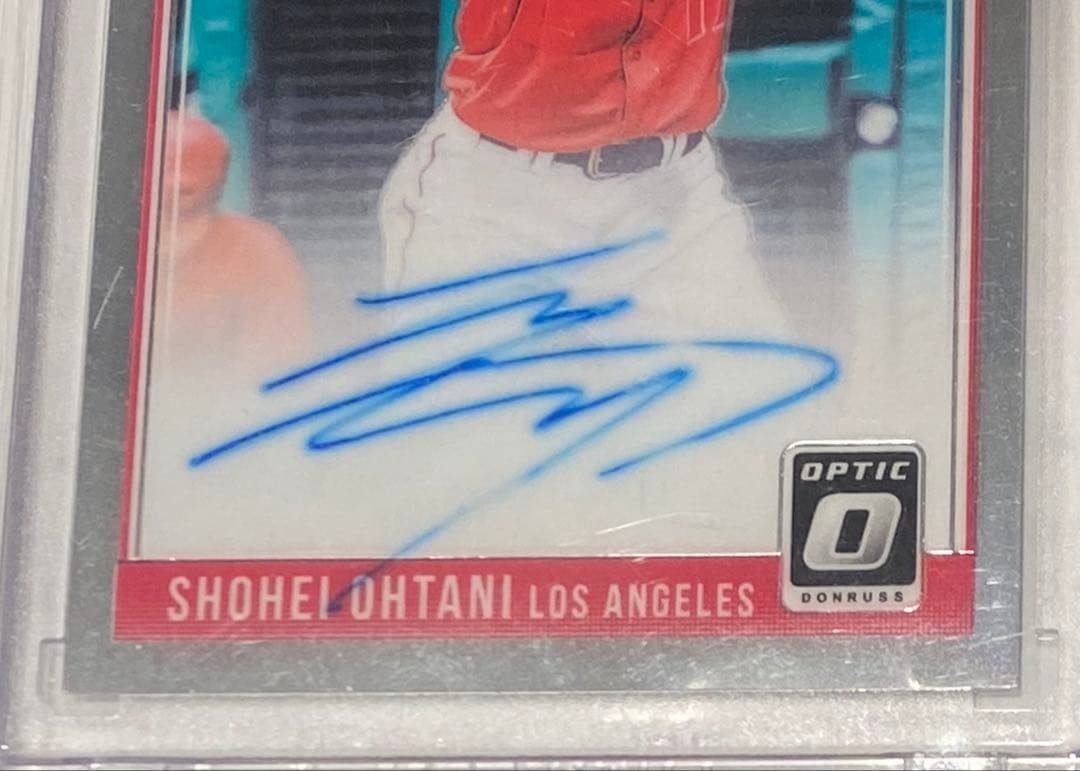 2018 Panini Donruss Optic Shohei Ohtani Rated Rookie Auto RC Autograph Angels2